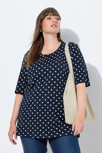 Moda za polnejše Majica kratkih rukava plus velikost, xxl, Ulla Popken in Johann Popken (JP1880)