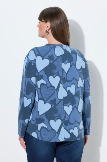 Moda za polnejše Majica dugih rukava V ovratnika plus velikost, xxl, Ulla Popken in Johann Popken (JP1880)