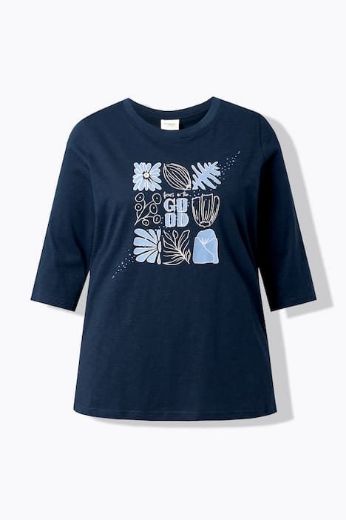 Moda za polnejše Majica 3/4 rukava plus velikost, xxl, Ulla Popken in Johann Popken (JP1880)