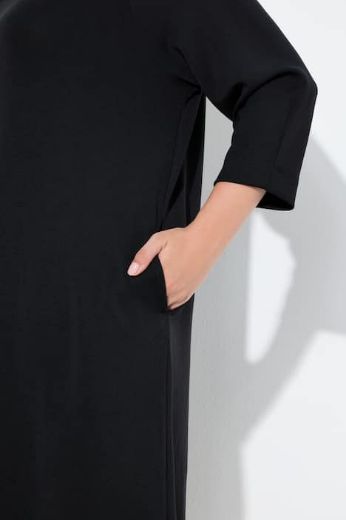 Moda za polnejše Haljina midi 3/4 rukava plus velikost, xxl, Ulla Popken in Johann Popken (JP1880)