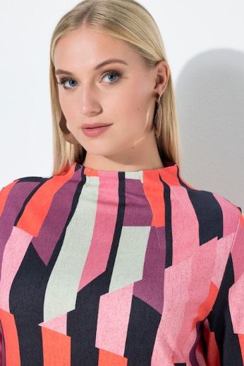 Moda za polnejše Haljina midi 3/4 rukava A kroja plus velikost, xxl, Ulla Popken in Johann Popken (JP1880)