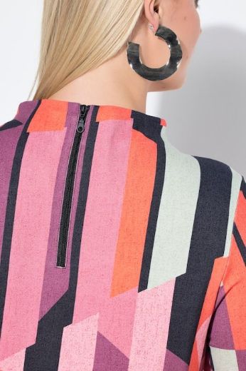 Moda za polnejše Haljina midi 3/4 rukava A kroja plus velikost, xxl, Ulla Popken in Johann Popken (JP1880)