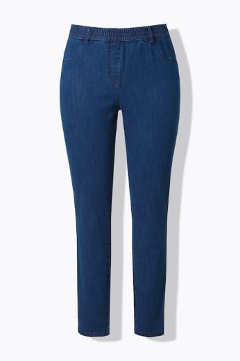 Moda za polnejše Traperice uskih nogavica elastičnog struka plus velikost, xxl, Ulla Popken in Johann Popken (JP1880)