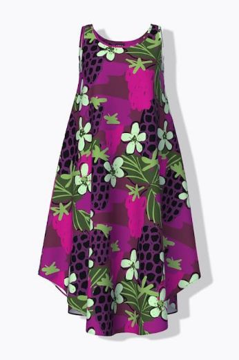 Moda za polnejše Haljina maxi bez rukava plus velikost, xxl, Ulla Popken in Johann Popken (JP1880)