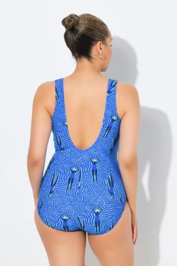 Moda za polnejše Kupaći kostim jednodijelni plus velikost, xxl, Ulla Popken in Johann Popken (JP1880)