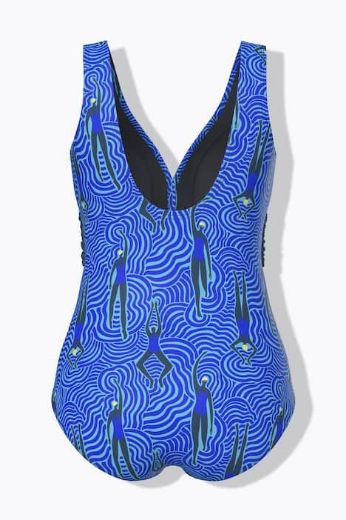 Moda za polnejše Kupaći kostim jednodijelni plus velikost, xxl, Ulla Popken in Johann Popken (JP1880)