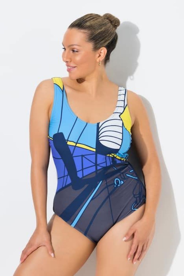 Moda za polnejše Kupaći kostim jednodijelni plus velikost, xxl, Ulla Popken in Johann Popken (JP1880)