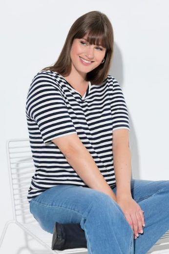 Moda za polnejše Majica kratkih rukava 2 komada plus velikost, xxl, Ulla Popken in Johann Popken (JP1880)