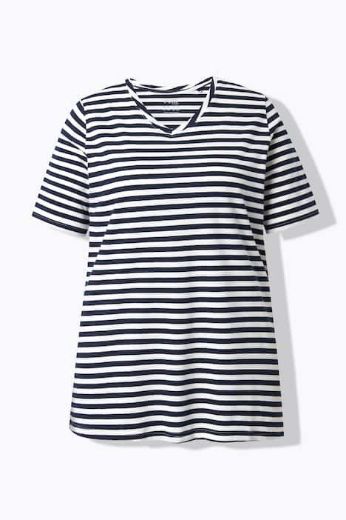 Moda za polnejše Majica kratkih rukava 2 komada plus velikost, xxl, Ulla Popken in Johann Popken (JP1880)