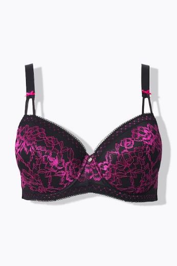 Moda za polnejše Grudnjak sa žicom plus velikost, xxl, Ulla Popken in Johann Popken (JP1880)