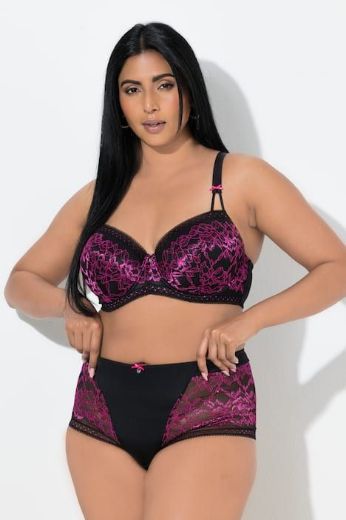 Moda za polnejše Gaćice hipster s dodatkom ukrasne čipke plus velikost, xxl, Ulla Popken in Johann Popken (JP1880)