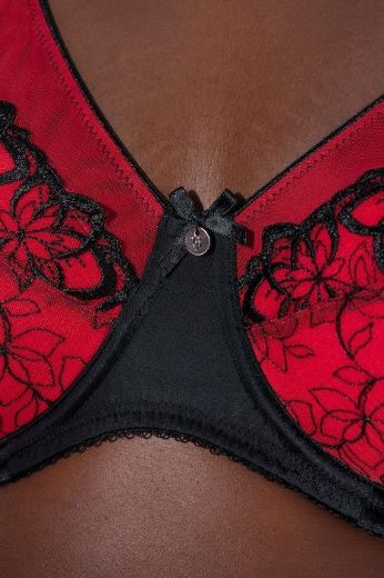 Moda za polnejše Grudnjak s žicom širokih naramenica plus velikost, xxl, Ulla Popken in Johann Popken (JP1880)