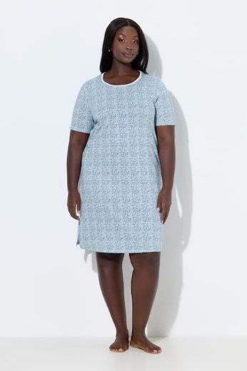 Moda za polnejše Spavaćica kratkih rukava plus velikost, xxl, Ulla Popken in Johann Popken (JP1880)