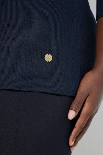 Moda za polnejše Pulover 3/4 rukava V ovratnika plus velikost, xxl, Ulla Popken in Johann Popken (JP1880)