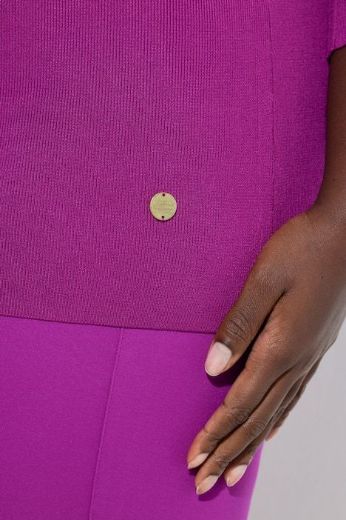 Moda za polnejše Pulover 3/4 rukava V ovratnika plus velikost, xxl, Ulla Popken in Johann Popken (JP1880)