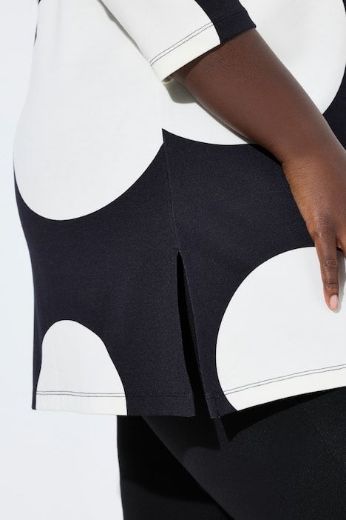 Moda za polnejše Majica 3/4 rukava dužeg A kroja plus velikost, xxl, Ulla Popken in Johann Popken (JP1880)