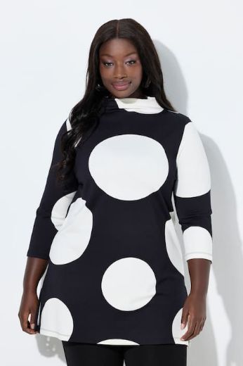 Moda za polnejše Majica 3/4 rukava dužeg A kroja plus velikost, xxl, Ulla Popken in Johann Popken (JP1880)