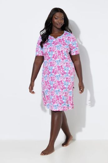 Moda za polnejše Spavaćica kratkih rukava plus velikost, xxl, Ulla Popken in Johann Popken (JP1880)