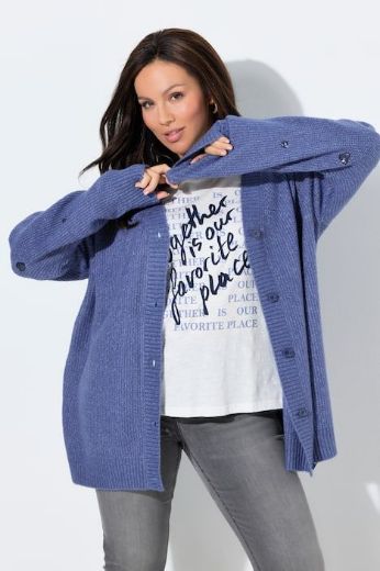 Moda za polnejše Kardigan pleteni na kopčanje plus velikost, xxl, Ulla Popken in Johann Popken (JP1880)