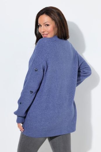 Moda za polnejše Kardigan pleteni na kopčanje plus velikost, xxl, Ulla Popken in Johann Popken (JP1880)