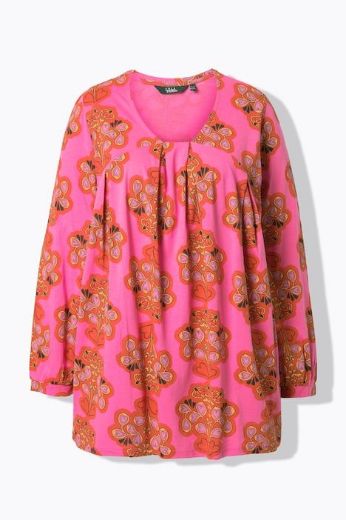 Moda za polnejše Majica dugih rukava A kroja plus velikost, xxl, Ulla Popken in Johann Popken (JP1880)