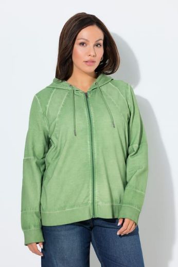 Moda za polnejše Majica dugih rukava s patentnim zatvaračem i kapuljačom plus velikost, xxl, Ulla Popken in Johann Popken (JP1880)