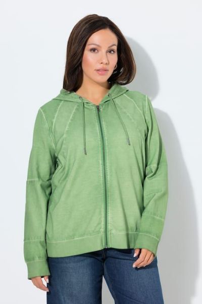 Slika Majica dugih rukava s patentnim zatvaračem i kapuljačom