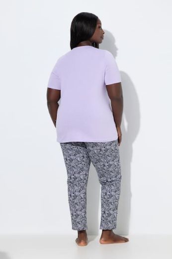 Moda za polnejše Pidžama kratkih rukava i dugih nogavica plus velikost, xxl, Ulla Popken in Johann Popken (JP1880)