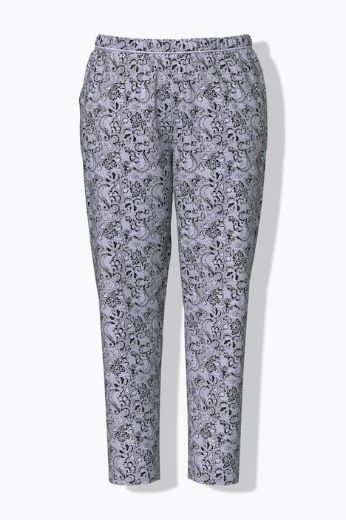 Moda za polnejše Pidžama kratkih rukava i dugih nogavica plus velikost, xxl, Ulla Popken in Johann Popken (JP1880)