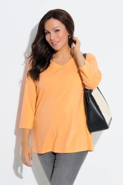 Slika Majica 3/4 rukava V ovratnika