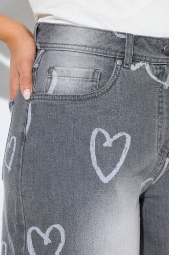 Moda za polnejše Traperice širokih nogavica plus velikost, xxl, Ulla Popken in Johann Popken (JP1880)