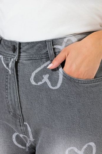 Moda za polnejše Traperice širokih nogavica plus velikost, xxl, Ulla Popken in Johann Popken (JP1880)