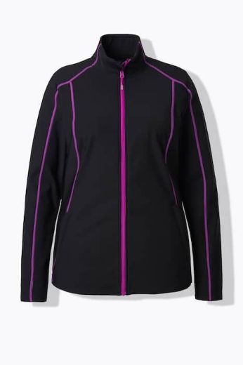 Moda za polnejše Jakna funkcionalna s patentnim zatvaračem plus velikost, xxl, Ulla Popken in Johann Popken (JP1880)