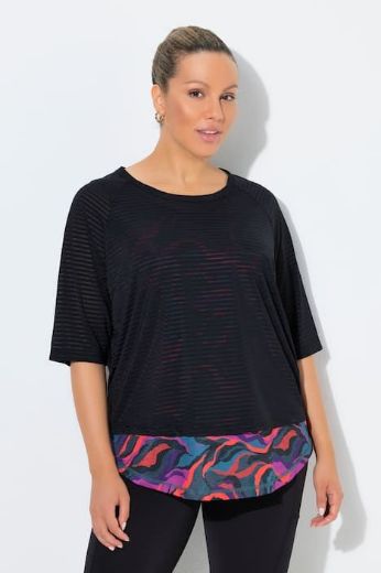 Moda za polnejše Majica sportska 3/4 rukava plus velikost, xxl, Ulla Popken in Johann Popken (JP1880)