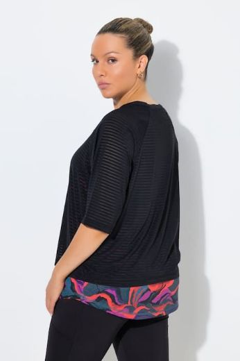 Moda za polnejše Majica sportska 3/4 rukava plus velikost, xxl, Ulla Popken in Johann Popken (JP1880)