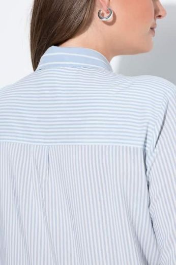 Moda za polnejše Košulja dugih rukava na pruge dužeg kroja plus velikost, xxl, Ulla Popken in Johann Popken (JP1880)