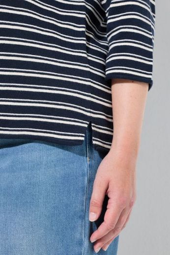 Moda za polnejše Majica Polo 3/4 rukava plus velikost, xxl, Ulla Popken in Johann Popken (JP1880)