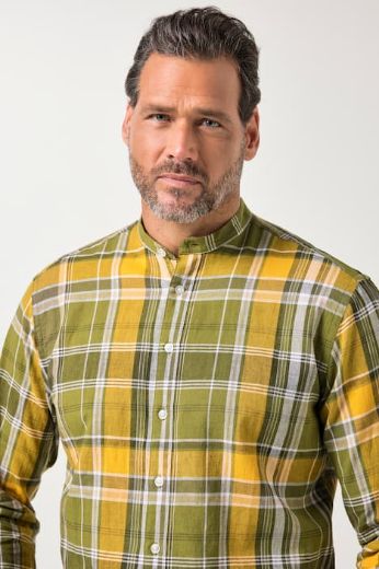 Moda za polnejše Košulja dugih rukava karirana plus velikost, xxl, Ulla Popken in Johann Popken (JP1880)