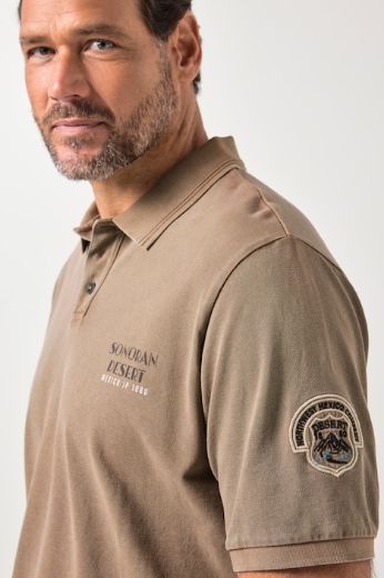 Moda za polnejše Majica polo kratkih rukava plus velikost, xxl, Ulla Popken in Johann Popken (JP1880)