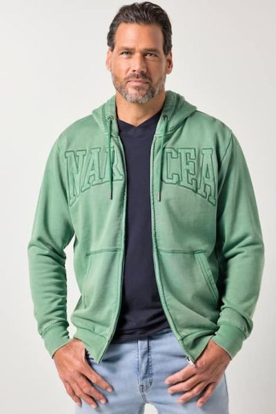 Slika Majica dugih rukava sa kapuljačom i patentnim zatvaračem