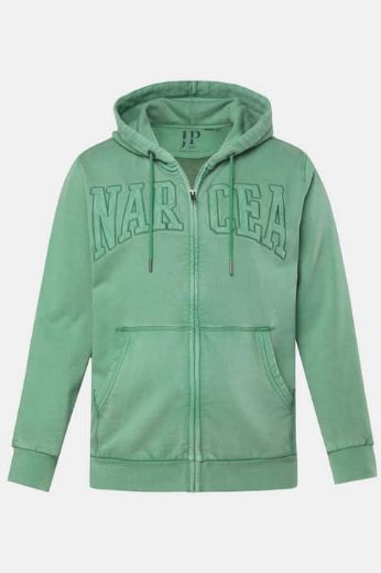 Moda za polnejše Majica dugih rukava sa kapuljačom i patentnim zatvaračem plus velikost, xxl, Ulla Popken in Johann Popken (JP1880)