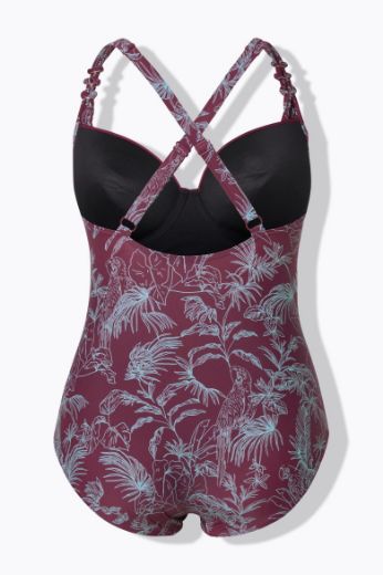 Moda za polnejše Kupaći kostim jednodijelni plus velikost, xxl, Ulla Popken in Johann Popken (JP1880)