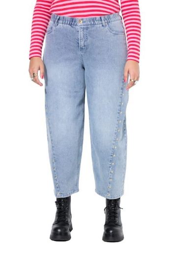 Moda za polnejše Traperice širokih balon nogavica plus velikost, xxl, Ulla Popken in Johann Popken (JP1880)