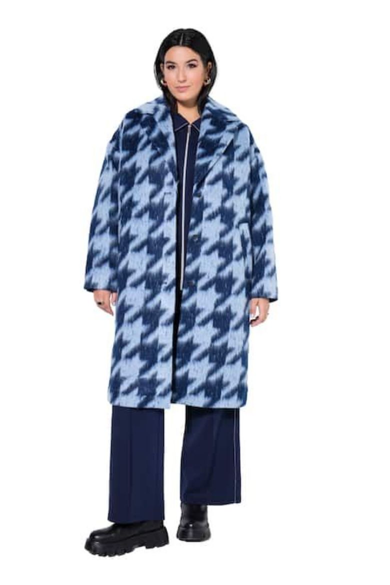 Moda za polnejše Kaput na kopčanje šireg kroja plus velikost, xxl, Ulla Popken in Johann Popken (JP1880)