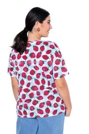 Moda za polnejše Majica kratkih rukava šireg kroja plus velikost, xxl, Ulla Popken in Johann Popken (JP1880)