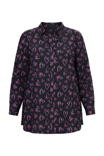 Moda za polnejše Košulja dugih rukava ravnog kroja plus velikost, xxl, Ulla Popken in Johann Popken (JP1880)