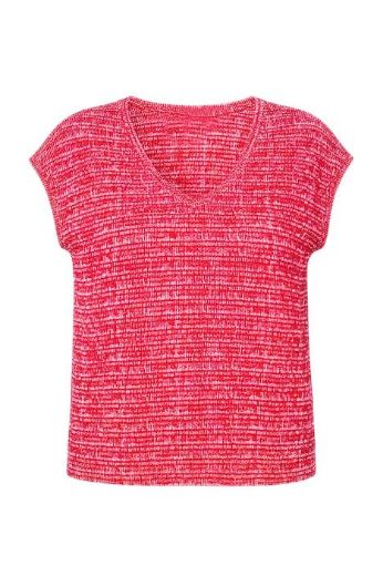 Moda za polnejše Majica kratkih rukava šireg kroja V ovratnika plus velikost, xxl, Ulla Popken in Johann Popken (JP1880)