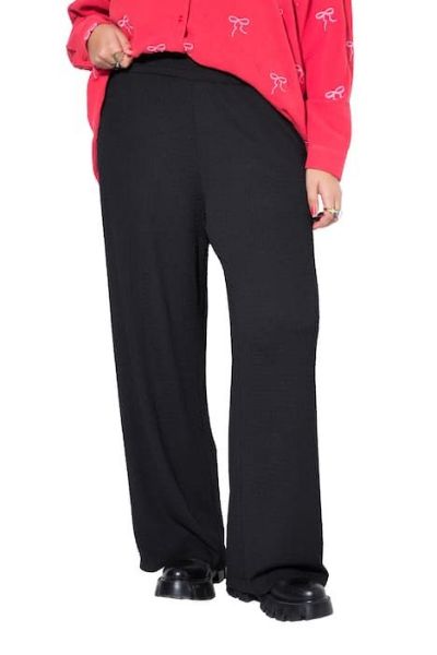 Slika Hlače širokih nogavica elastičnog struka