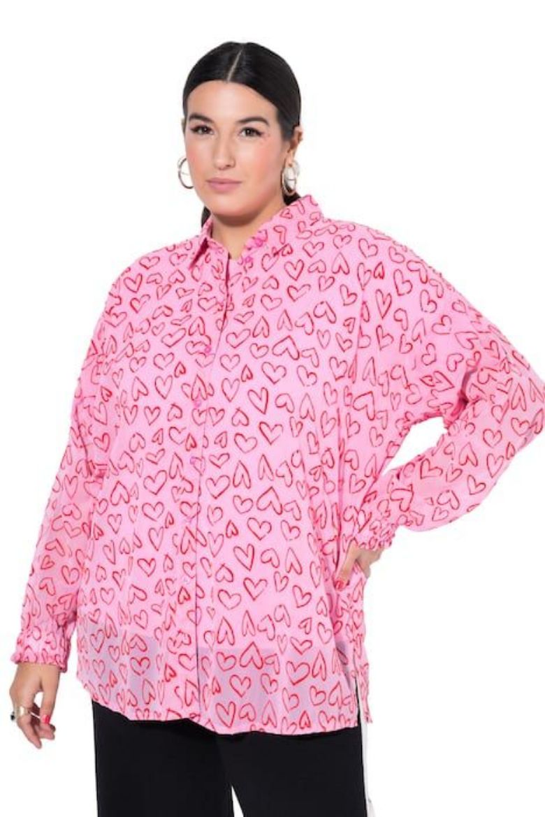 Moda za polnejše Bluza dugih rukava šireg kroja plus velikost, xxl, Ulla Popken in Johann Popken (JP1880)