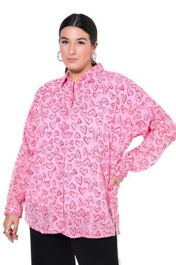 Moda za polnejše Bluza dugih rukava šireg kroja plus velikost, xxl, Ulla Popken in Johann Popken (JP1880)